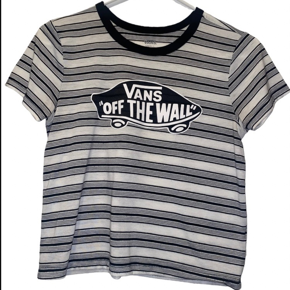Vans striped shirt size small.